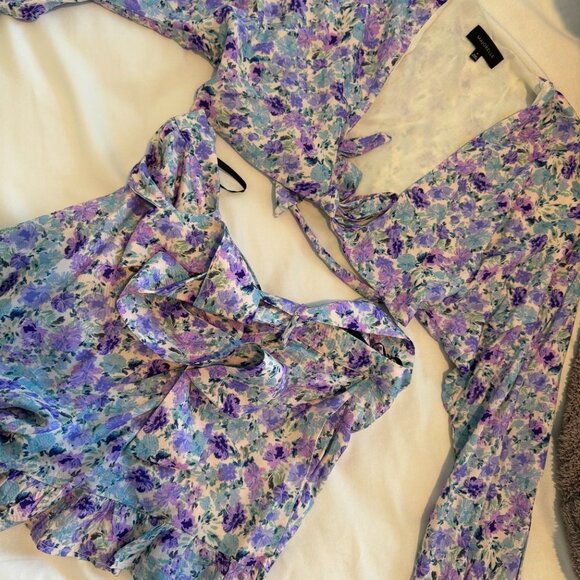 Majorelle floral SET (top+ shorts) size xs - Picture 5 of 5